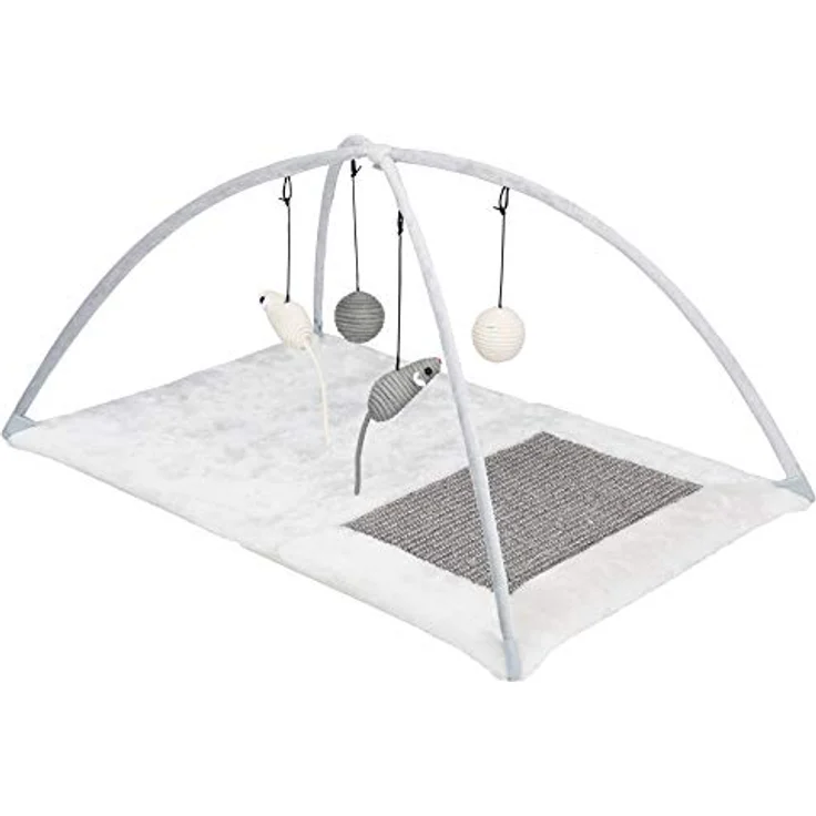 Trixie Vorleger für Katzentoiletten halbrund anthrazit 59 x 35 cm – Bild 3