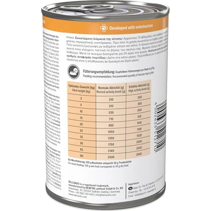 Belcando Vetline Gastro, Diät-Alleinfuttermittel für Hunde zur Linderung von Resorptionsstörungen, 6er Pack, 6 x 400 g – Bild 4