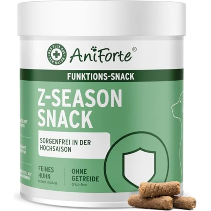 AniForte Z Season Snack für Hunde 300g | 100% natürlicher Funktionssnack mit Schwarzkümmel, Kokosöl und Zistrosenkraut, getreidefrei, Monoprotein, hochverdaulich – Bild 1