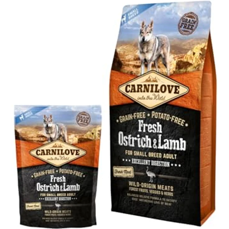 CARNILOVE Carnilove Canine Adult, Trockenfutter für Hunde mit frischem Straußenlamm, 1,5 kg – Bild 2