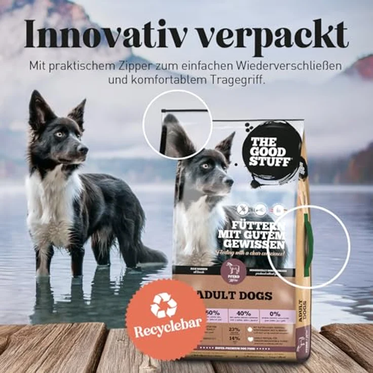 The Goodstuff Adult Pferd, Hunde-Trockenfutter mit hohem Fleischanteil, 12,5kg – Bild 8