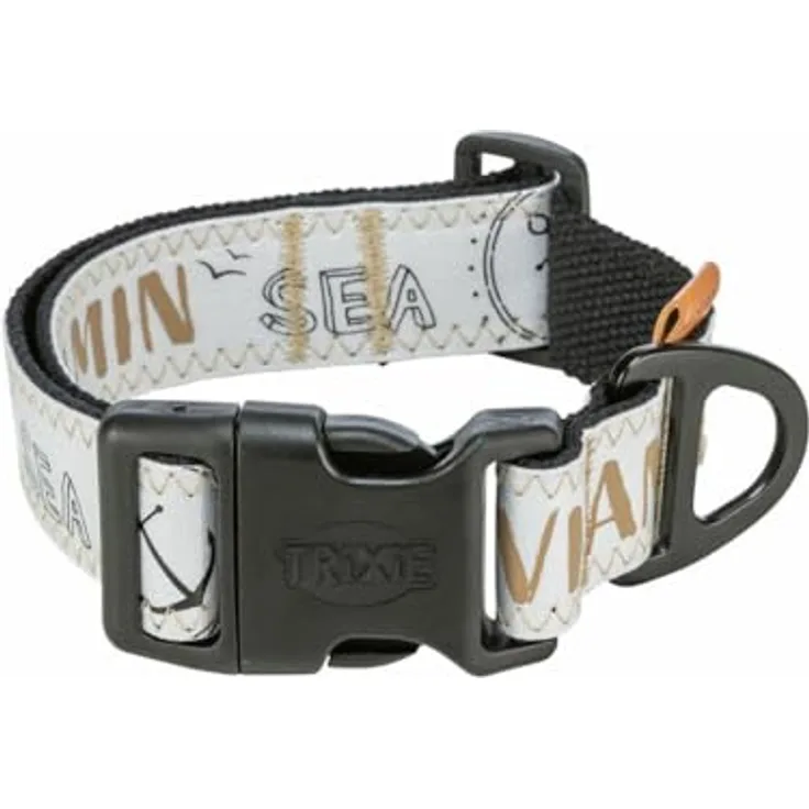 Trixie Hundehalsband BE Nordic Schwarz, S/M 32-45 cm, strapazierfähiges Material