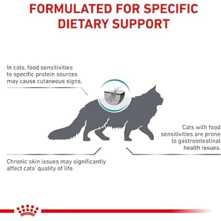 ROYAL CANIN Anallergenic Katze, Trockenfutter mit hochhydrolysiertem Protein zur Reduzierung von Nährstoffintoleranzen, 2 kg – Bild 3