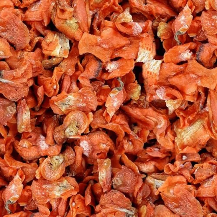 Supravit Karottenchips 2kg Eimer, schonend getrocknete Möhrenchips für Pferde, reich an Carotinoiden und Ballaststoffen, schmackhaftes Ergänzungsfutter – Bild 2