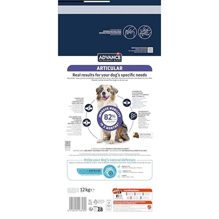 ADVANCE Articular Care Trockenfutter Hund, 12 kg, Unterstützung für Gelenke mit Chondroitin, Glukosamin und Omega-3-Fettsäuren – Bild 3