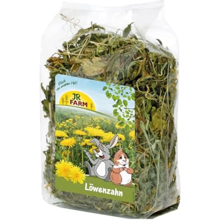JR FARM Löwenzahn 500 g, schonend getrocknete komplette Löwenzahnpflanze zur Förderung der Vitalfunktionen, gentechnikfrei, made in Germany