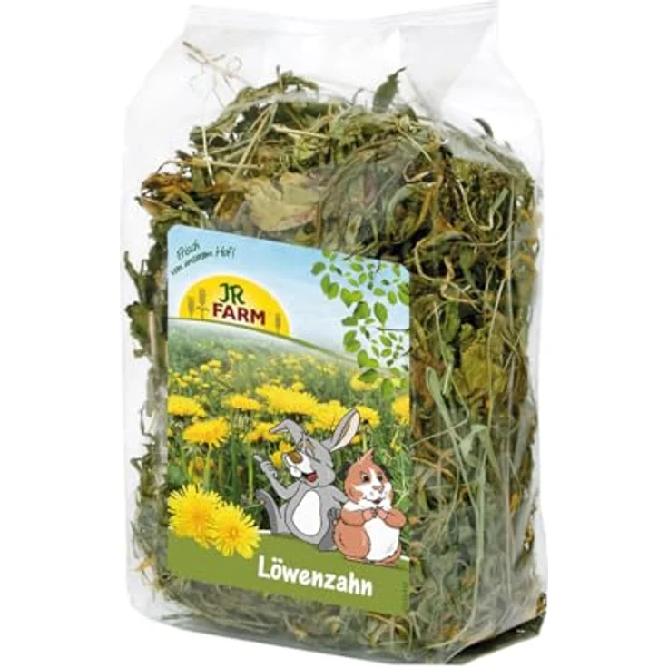 JR FARM Löwenzahn 500 g, schonend getrocknete komplette Löwenzahnpflanze zur Förderung der Vitalfunktionen, gentechnikfrei, made in Germany – Bild 1