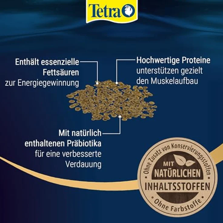 Tetra Pro Algae Multi-Crisps, Premium Fischfutter mit Algenkonzentrat für erhöhte Widerstandskraft, 250 ml Dose – Bild 4