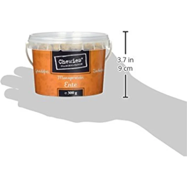 Chewies Trainingshappen Ente - Monoprotein Snack für Hunde, 300 g - getreidefrei, zuckerfrei, hypoallergen, weiche Leckerlies fürs Hundetraining – Bild 5