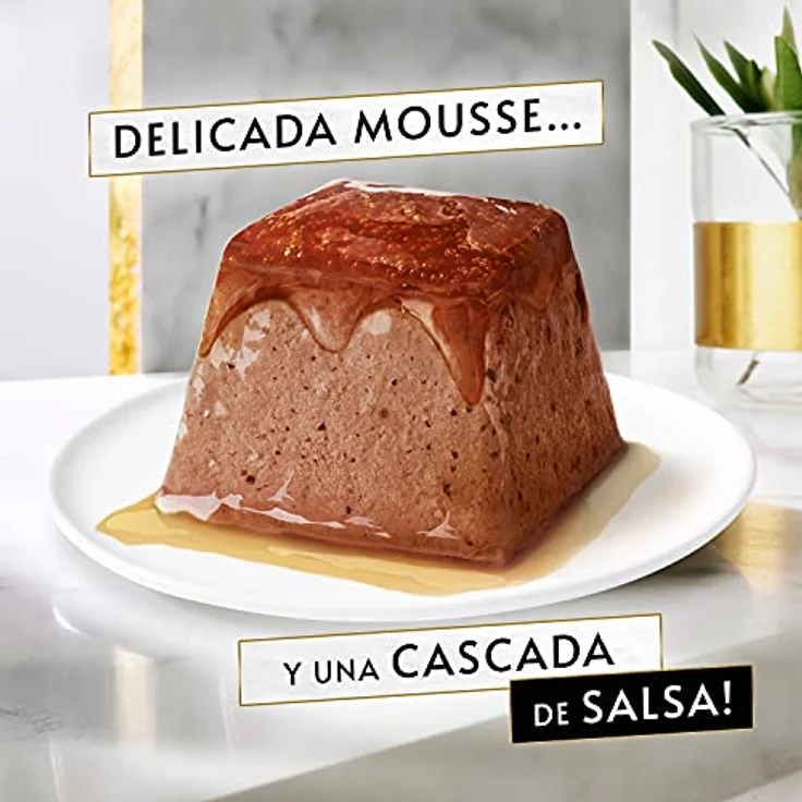 Gourmet Purina Revelations Mousse mit Sauce, Nassfutter für Ochsenkatzen, 6 Packungen mit 4 Pyramiden à 57 g, 100 % ausgewogenes Futter, hochwertige Zutaten – Bild 3