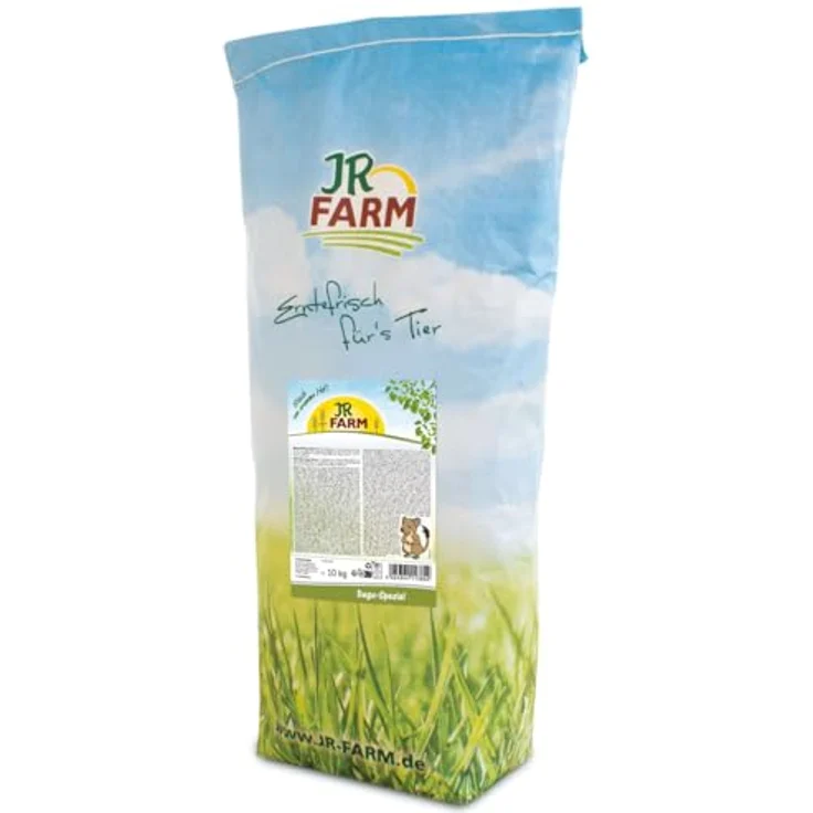 JR FARM Degu-Spezial, 10 kg Alleinfutter-Mischung für Degus, zuckerfrei und gentechnikfrei, mit Kräutern und Blüten – Bild 1