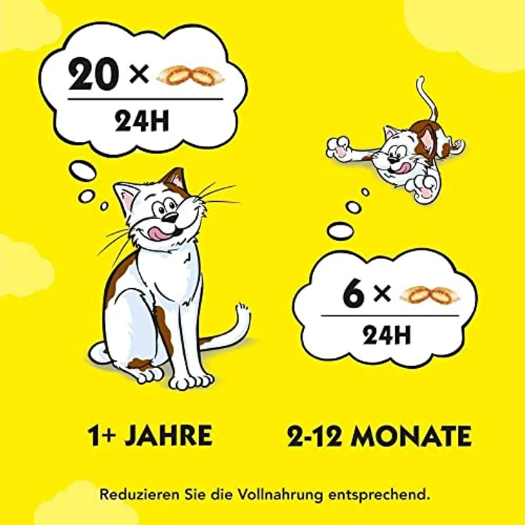 Dreamies Mega Pack 180g Huhn, knusprige Snacks mit cremiger Füllung für Katzen, wiederverschließbare Verpackung – Bild 3