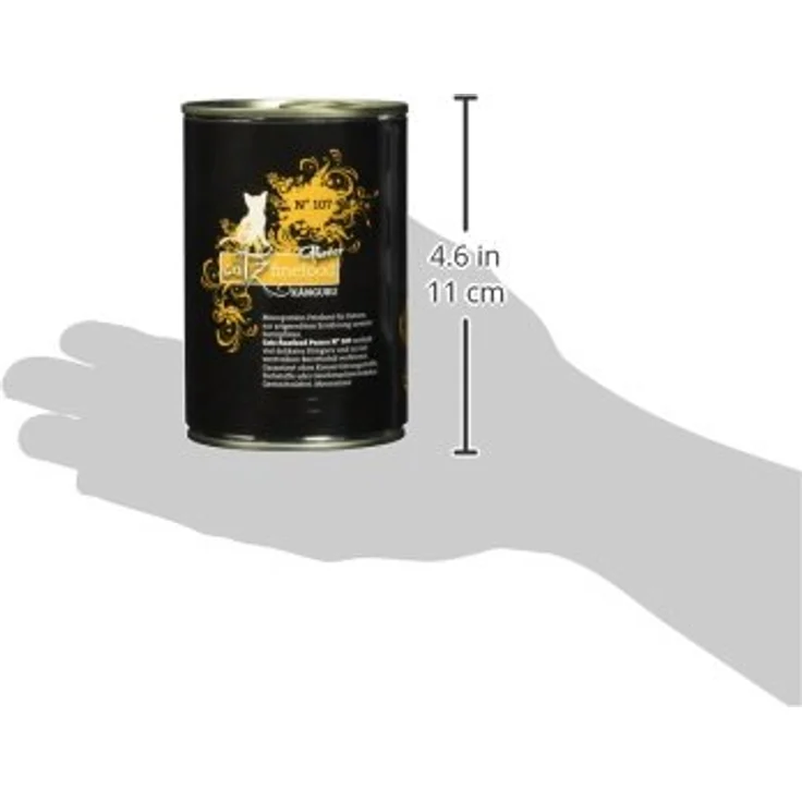 catz finefood Purrrr Känguru Monoprotein Katzenfutter nass N° 107, 70% Fleischanteil, ohne Getreide, 6 x 400 g Dose – Bild 5