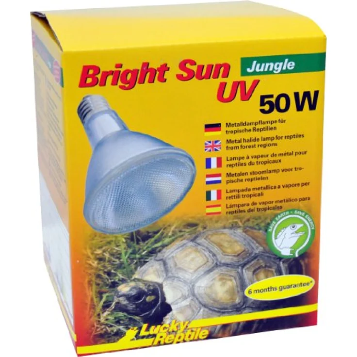 Lucky Reptile Bright Sun UV Jungle (UVB), Terrariumbeleuchtung für tropische Arten mit 4000 K Farbtemperatur und natürlichem Spektrum – Bild 1