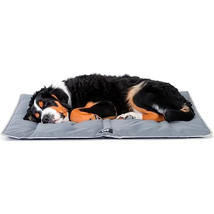 Ferplast Jolly Hundematte Extra Groß, Waschbares Hundebett - Wasserdicht & Kratzfest, 108 x 79 cm, XL, Grau