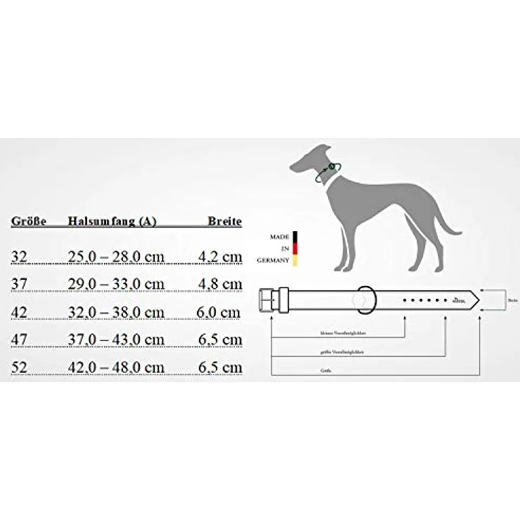 Hunter Windhund-Halsband Super Soft dunkelbraun XS – Bild 7