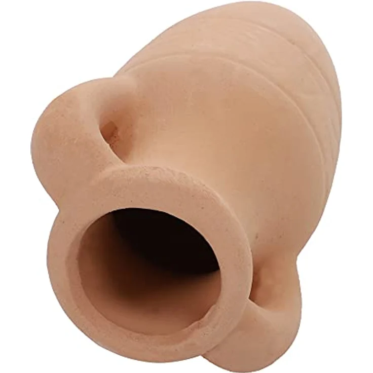 HOBBY Aquariendeko Amphore natur S, natürliche Aquarien-Dekoration, vielseitig einsetzbar als Versteck- und Laichplatz, 13 cm – Bild 1