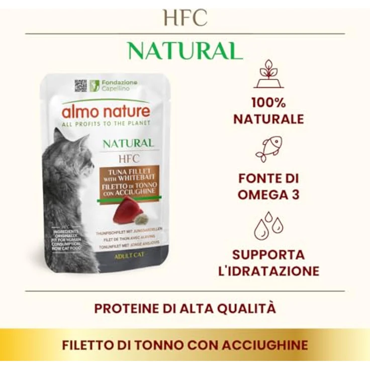 almo nature HFC Natural Nassfutter für Katzen mit Huhn, Human-Grade, Gluten-Free, Monoprotein, 55g, 6er Pack – Bild 3