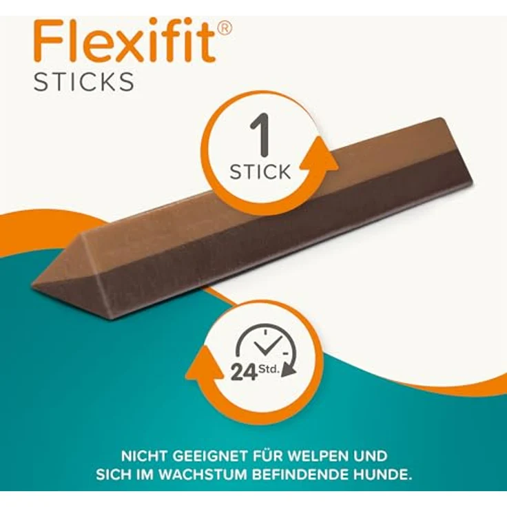 Beaphar Flexifit Snacks Hund Sticks mit Glucosamin und Vitaminen, 7 Stück / 175 g – Bild 4