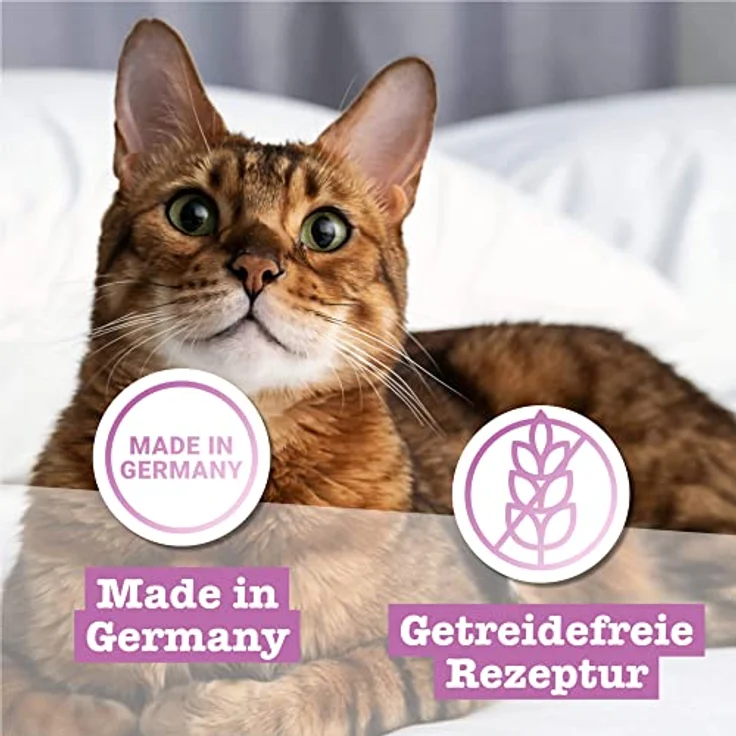 catz finefood N° 11 Lamm & Kaninchen, Premium Katzen-Nassfutter ohne Getreide und Zucker, 6 x 300g Beutel mit hohem Fleischanteil – Bild 5