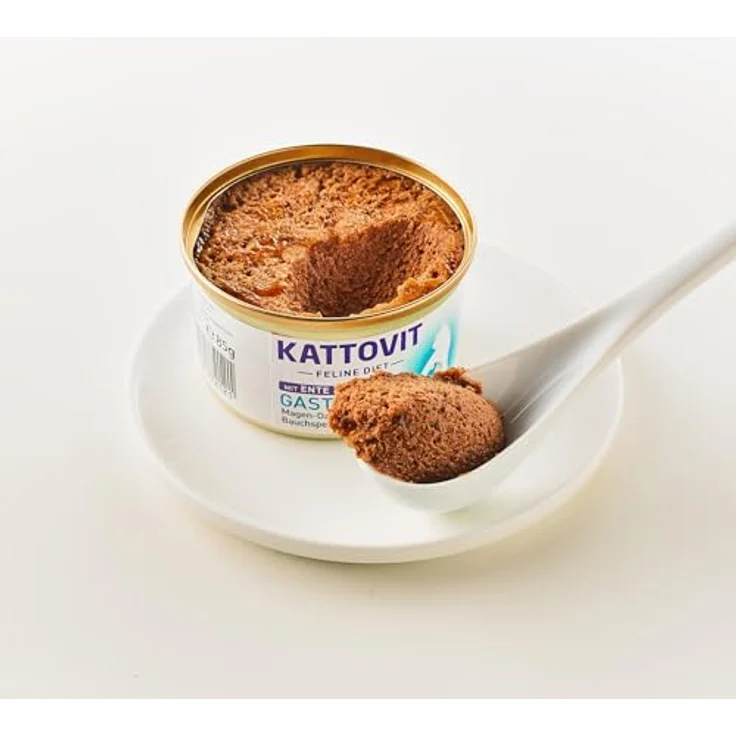 Kattovit Gastro 12 x 85 g, Diät-Nassfutter für Katzen mit Verdauungsproblemen, Ente, hohe Verdaulichkeit, erhöhter Elektrolytgehalt – Bild 3