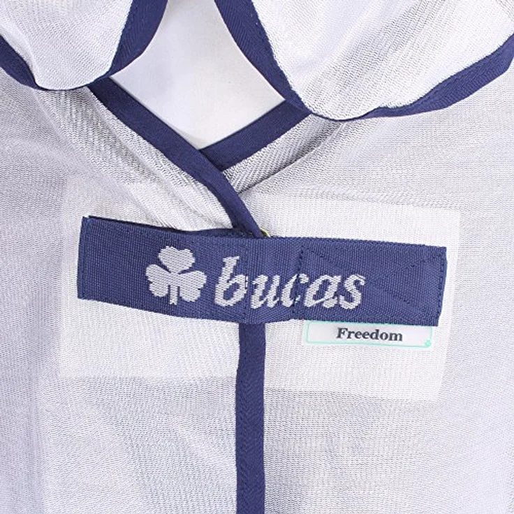 Kerbl Bucas Freedom Full Neck Fliegendecke, Rückenlänge 155 cm, silber – Bild 4