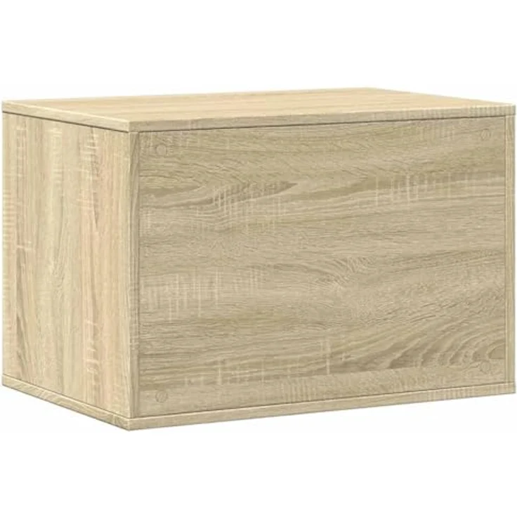 vidaXL Katzentoilette Sonoma Eiche 60x40x40 cm Holzwerkstoff, Cat Litter Box mit verstecktem Design und vielseitiger Nutzungsfunktion – Bild 9