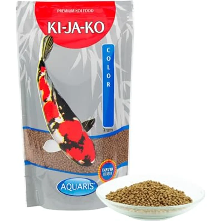 Aquaris KI-JA-KO Color Koifutter 500 g / 3 mm - mit Carotinoiden und Astaxanthin zur Farbverbesserung, proteinreich, unterstützt die Vitalität – Bild 3