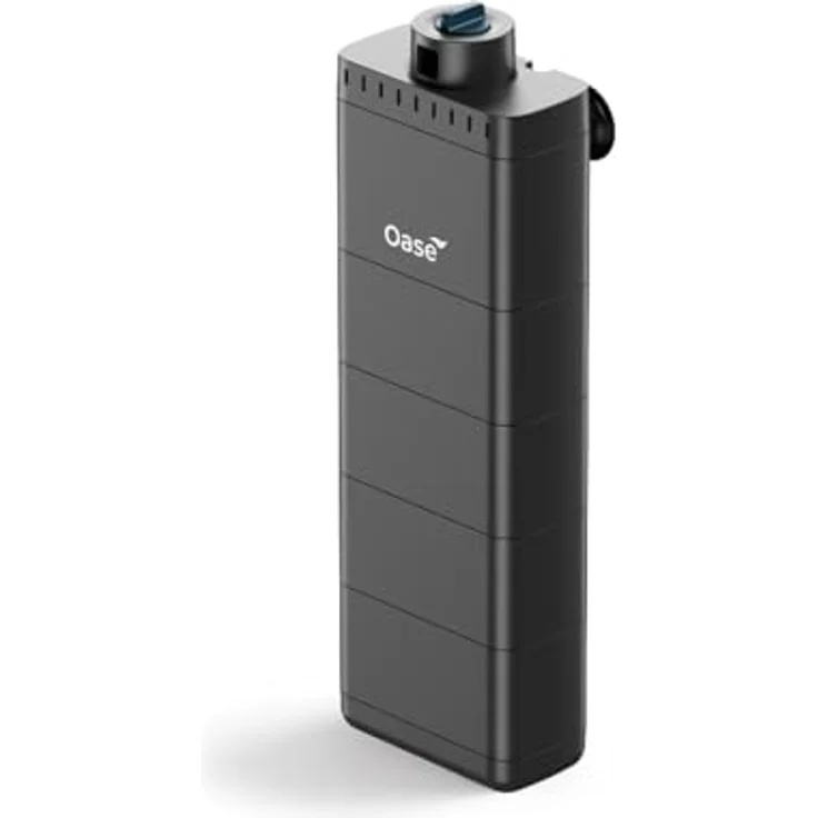 OASE 94108 EcoFlow 150 Aquarium Innenfilter, Eckfilter für Süß- und Meerwasser bis 150 L, 8 W mit integrierter Spraybar und Easyclean Mechanismus – Bild 1