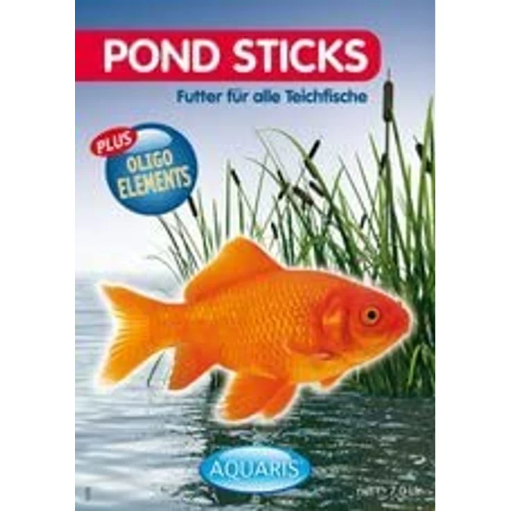 Aquaris Bio Pond Sticks Color 1200 g / 15 L, hochwertiges Teichfutter für Teichfische, nährstoffreich und trübt nicht das Wasser – Bild 2