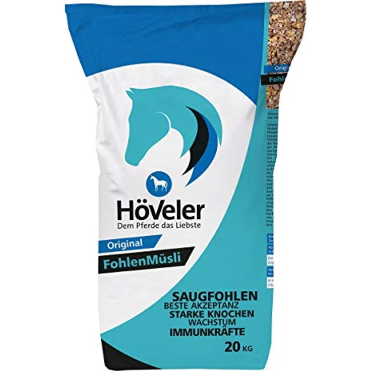 Höveler Original FohlenMüsli, 20 kg, leicht verdaulich und voll vitaminiert für gesunde Fohlenentwicklung – Bild 2