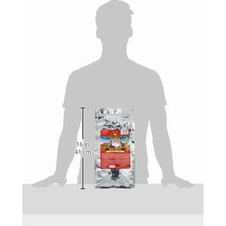 WOLFSBLUT Red Rock Adult, Trockenfutter mit Känguru und Superfoods, getreidefreies Alleinfutter, 2kg Beutel – Bild 2