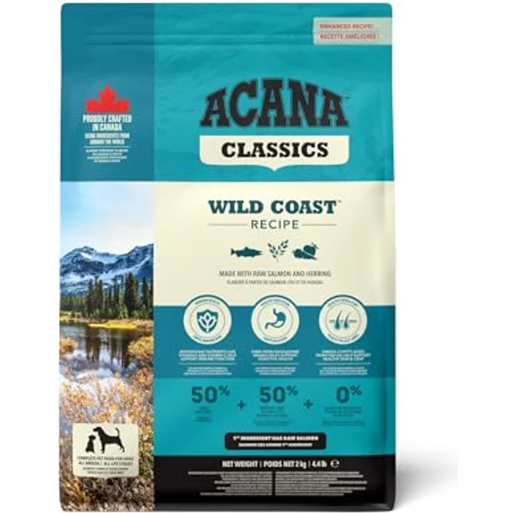 Acana Classic Wildküste, 2 kg, Hunde-Trockenfutter mit Fischprotein und Omega-3-Fettsäuren – Bild 1