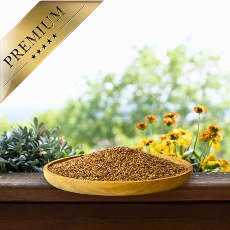 Lyra Pet® 20 kg Leinsamen, Reich an Omega-3-Fettsäuren, Ballaststoffen & Proteinen, Ergänzungsfutter für Wildvögel & Kleinnager, Nährstoffreiches, Ganzjähriges Vogelfutter – Bild 5