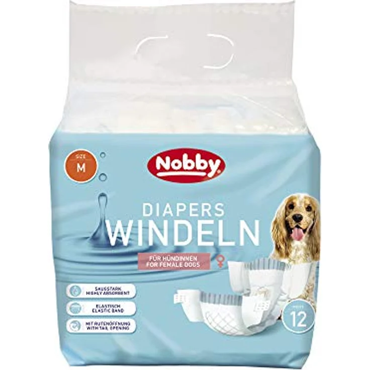 Nobby Windeln für Hündinnen 12 St. 32 - 48 cm Größe M – Bild 2