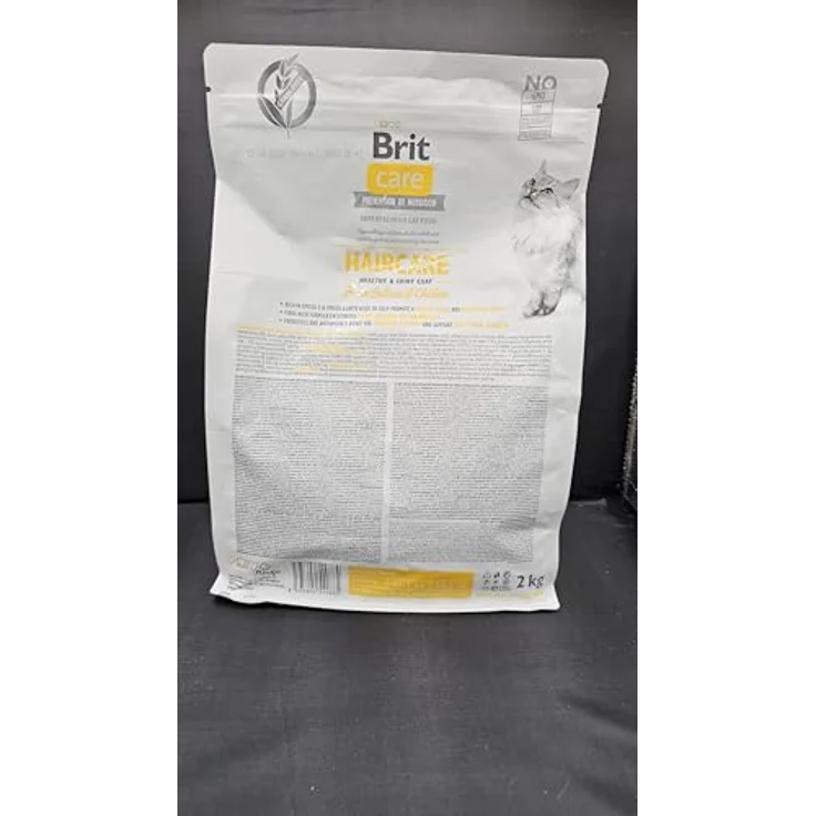 Brit Care GF Haircare Healthy und Shiny Coat, Katzen-Trockenfutter für gesundes und glänzendes Fell, 2kg – Bild 3