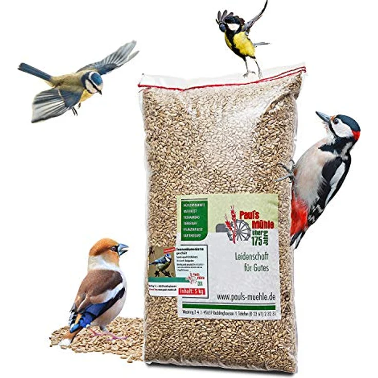 Paul´s Mühle Sonnenblumenkerne geschält für Vögel, 5 kg, Neue Ernte 2025, ideale Ganzjahresfütterung – Bild 4