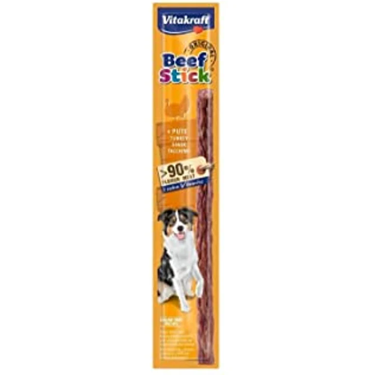 Vitakraft Beef Stick, 50er Pack (50 x 12g), mit Pute, Hundesnack – Bild 2