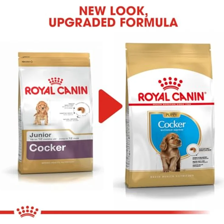 Royal Canin Cocker Puppy, Trockenfutter für Welpen mit gebiss- und maulpflegender Wirkung, 3kg – Bild 2