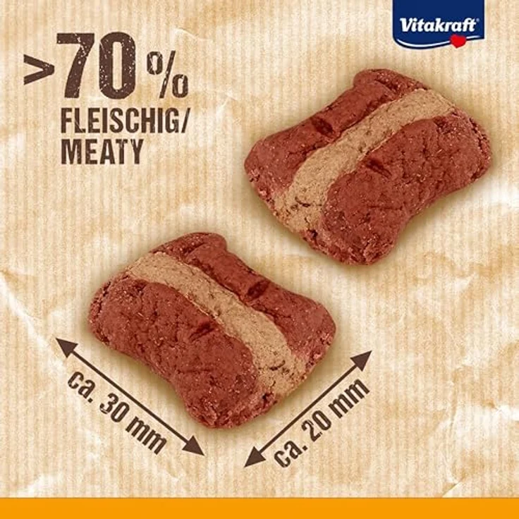Vitakraft Treaties Bits Leberwurst, Hundesnacks mit Hühnchen für alle Hundegrößen, 120g – Bild 4