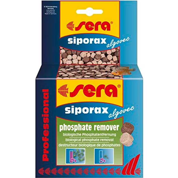 sera siporax algovec Professional, biologisches Filtermedium zur Phosphatentfernung im Teich, 500 ml (210 g) – Bild 1