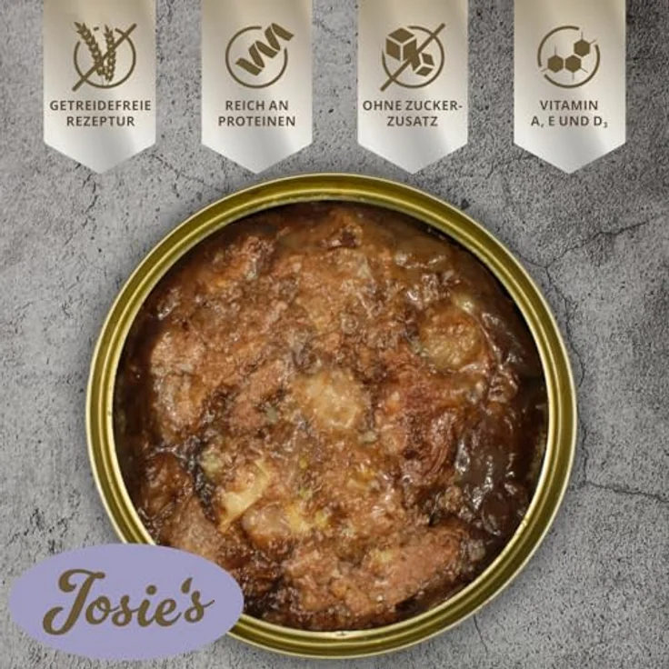 Lyra Pet® Lecker.Pet® Gino's, Josie's, Luna's & Paula's Hundefutter Nassfutter Mix, 24 x 400 g, 100% Fleisch & Gemüse, getreidefrei, ohne Zusatzstoffe, reich an Proteinen – Bild 5