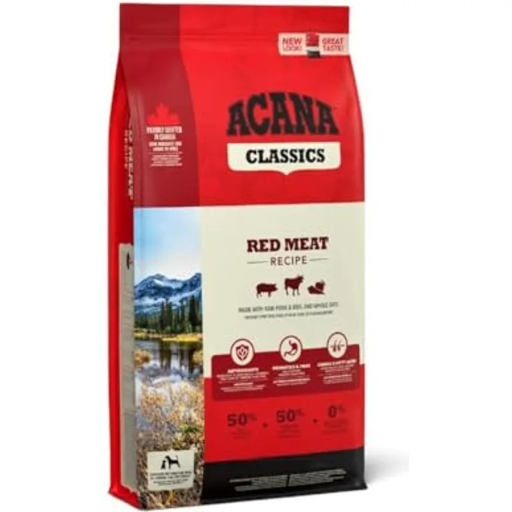 Acana Classic Red, Hundefutter mit 50% Fleischanteil, 14,5 kg