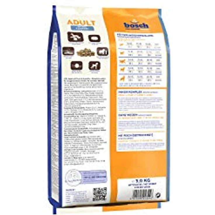 Bosch High Premium Concept Adult Hundefutter, Fisch & Kartoffel, 3 kg - Hochverdauliche Kohlenhydrate, ohne Weizen, unterstützt Immunsystem und Gelenke – Bild 2