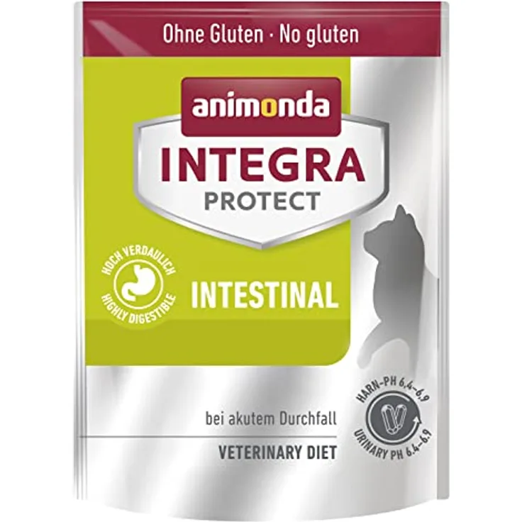 Animonda Integra Protect Intestinal, Diätfutter für Katzen mit akutem Durchfall und Erbrechen, 300g, single-Protein, glutenfreie Kohlenhydrate, ausgewogener Harn-pH 6,5-6,8