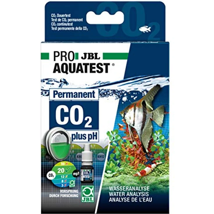 JBL Wassertest-Set ProAquaTest CO2-pH Permanent, 2 Stück für Süßwasser-Aquarien mit pH-Wert Anzeige von 6,4 bis 7,8 – Bild 2