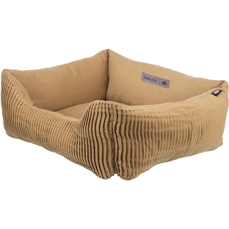 TRIXIE Tierbett Bett Marley ocker für Hunde, rutschfester Boden, waschbar, Canvas – Bild 3