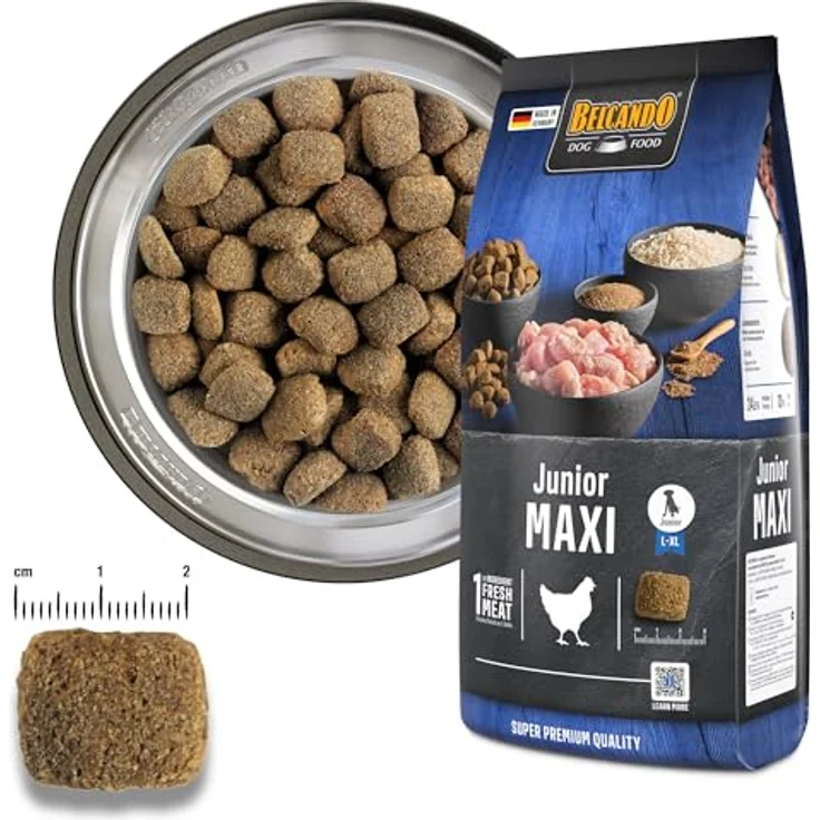 Belcando Junior Maxi Hundefutter, Trockenfutter für Junghunde großer Rassen, Alleinfuttermittel ab 4 Monaten, 1 kg – Bild 5