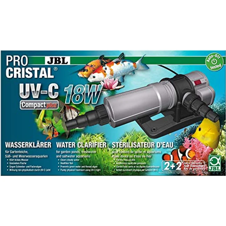 JBL UVC Wasserklärer 1500 l, Aussenfilter für Süsswasser, kompakt für Schläuche 12-19 mm – Bild 2
