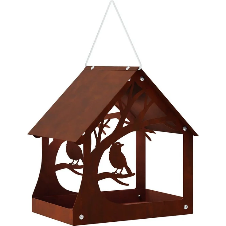 vidaXL Vogelhaus, hängende Futterstelle 235 x 18 x 25 cm, wetterfest, mit Aufbauanleitung
